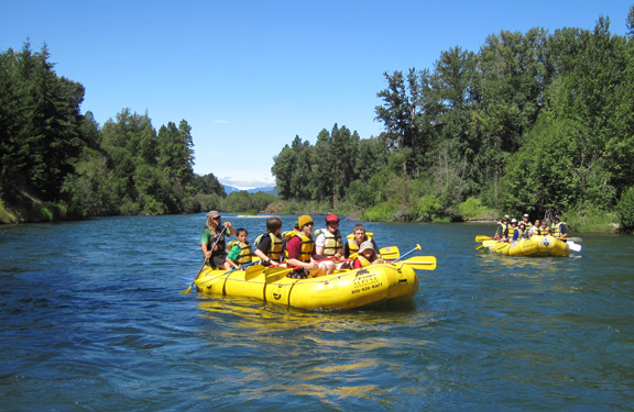 Alpine Adventures scenic river rafting on the Cascade Loop in Washington State