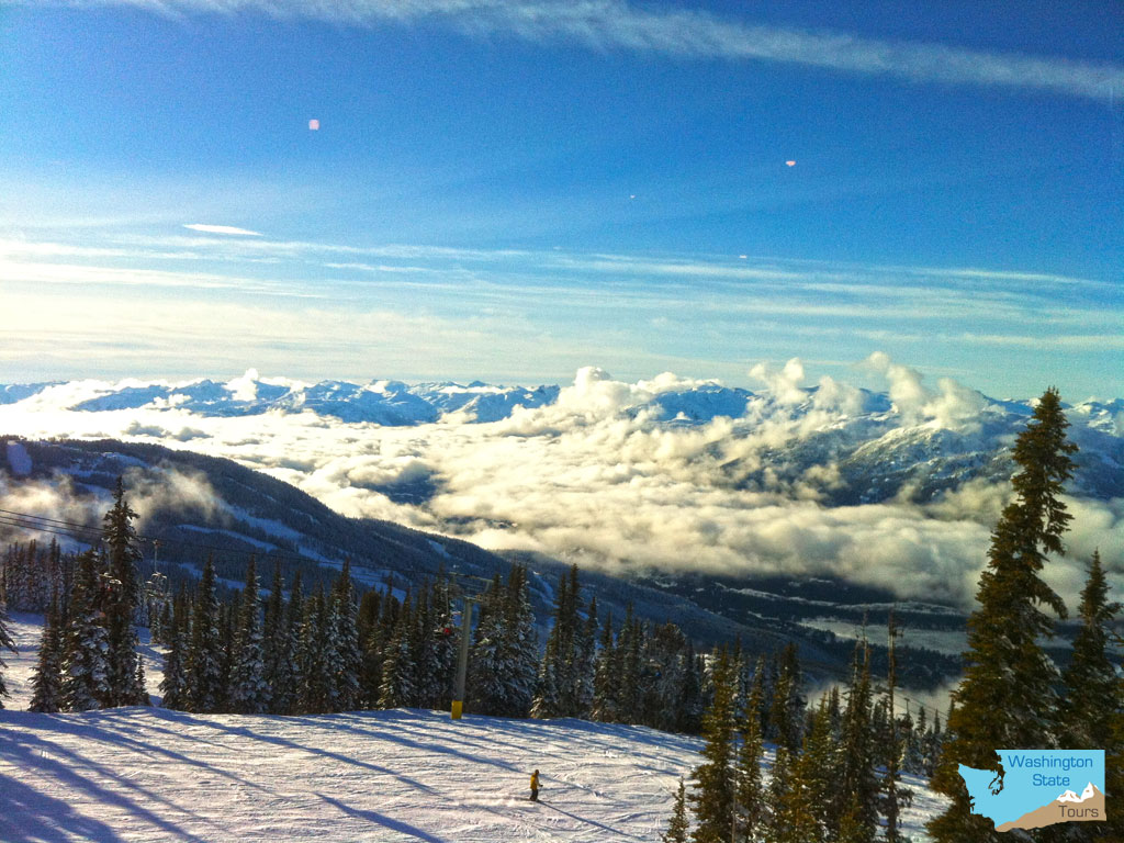 Whistler BC ski area View