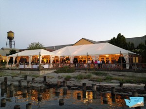 Semiahmoo Resort wedding tent c Kevin Unruh