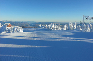 mission ridge ski area summit view
