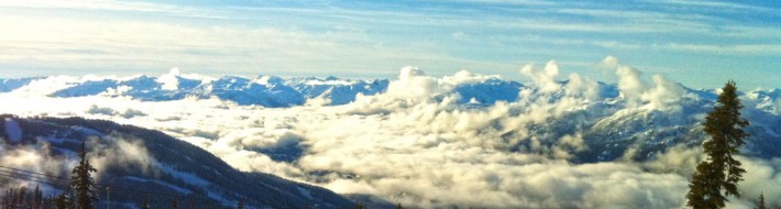 Whistler BC ski area View